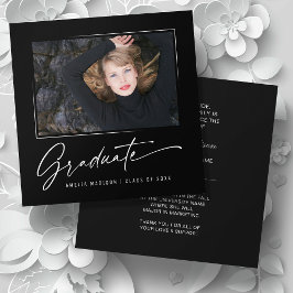 Moderne Kalligrafie Script Graduate Foto Square Ankündigung