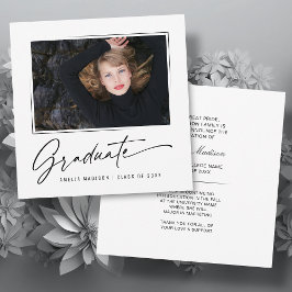 Moderne Kalligrafie Script Graduate Foto Square Ankündigung