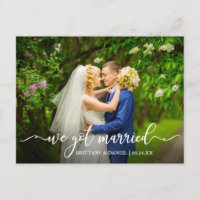 Moderne Kalligrafie Wir Got Verheiratetes Hochzeit
