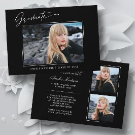 Moderne Kalligraphie Elegantes Drehbuch 3 Foto Gra Ankündigung