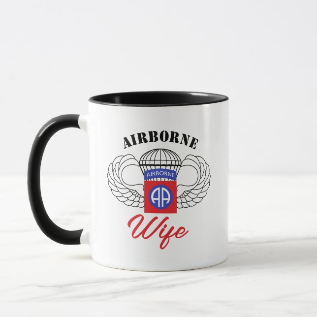 Moderne Kalligraphie Im Flugzeug Ehefrau Tasse (Links)