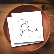 Moderne Kalligraphie nur verheiratet: Personalisie