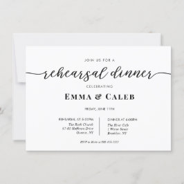 Moderne Kalligraphie Probe Einladung