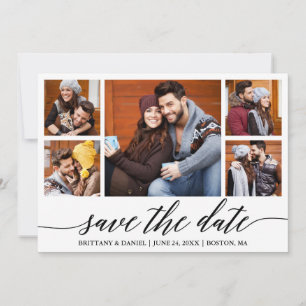 Moderne Kalligraphie Script 5 Foto Save The Date