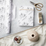 Moderne Kalligraphie zeitlose Schwarz-Weiß-Hochzei Geschenkpapier<br><div class="desc">Ein zeitloses und elegantes Hochzeitsverpackungspapier mit raffinierter Kalligraphie auf klassischem Hintergrund,  perfekt für eine formale und anspruchsvolle Hochzeitsfeier. Für die Anpassung oder weitere Produkte mit diesem Design,  bitte kontaktieren Sie mich.</div>