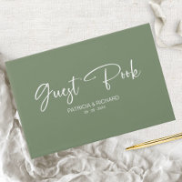 Moderne kalligraphische Darstellung Grüne Hochzeit