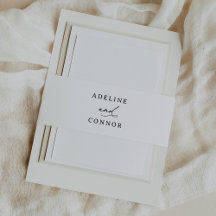 Moderne kalligraphische Hochzeit