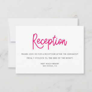 Moderne kalligraphische Hochzeitskarte Einladung