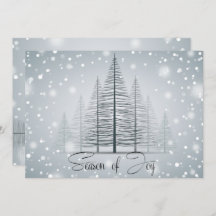 Moderne kalligraphische Jahreszeit der Joy Winter