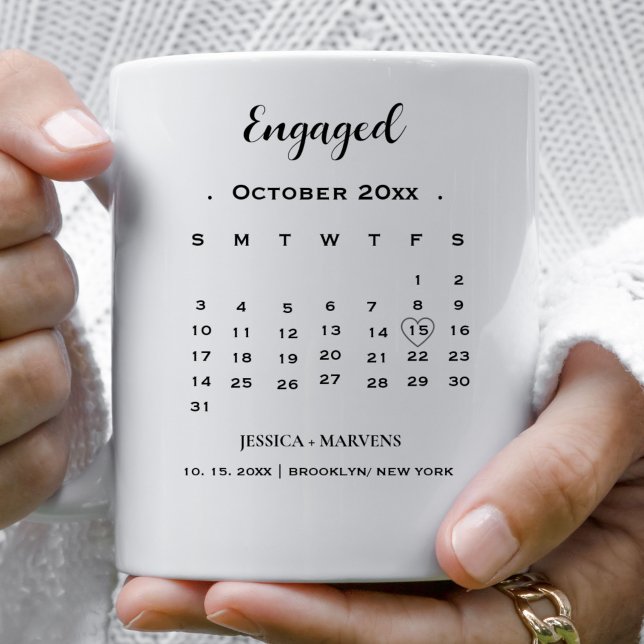 Moderne kalligraphische Kalender, nicht fotografie Kaffeetasse (Von Creator hochgeladen)