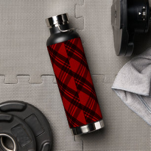 Moderne Karierte Wasserflasche Trinkflasche
