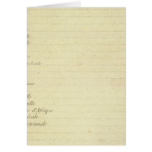 Moderne Karte (Vorne)