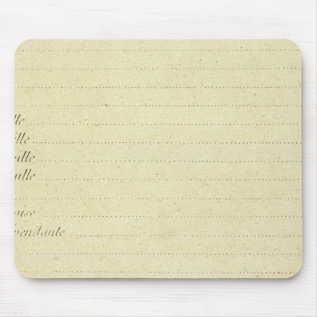 Moderne Karte Mousepad (Vorne)