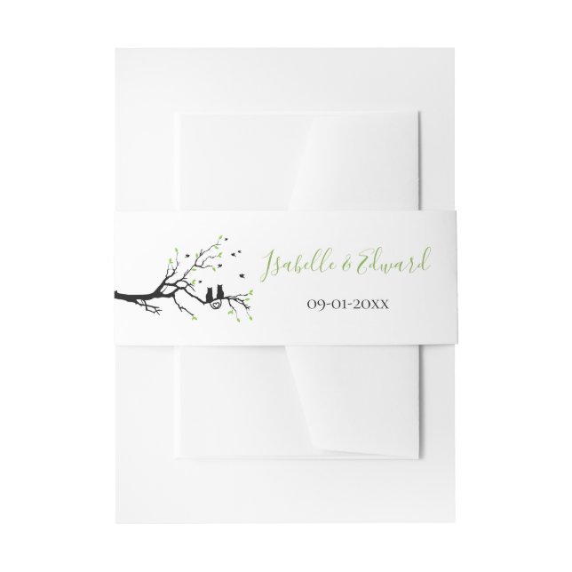 Moderne Katzen in der Liebe Schwarze Silhouette He Einladungsbanderole (Vorderseite Beispiel)