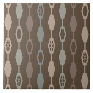 Moderne Ketten aus der Mitte des Jahrhunderts Fliese