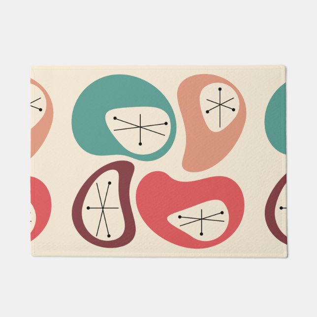 Moderne Kieselsteine aus dem Mittelalter 2 Fußmatte (Vorderseite)