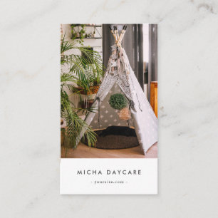 Moderne Kinderbetreuung Babysitter-Kinderzimmer Ki Visitenkarte