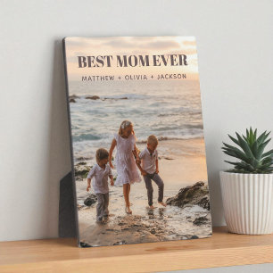 Moderne Kindernamen Personalisiertes Beste Mutter Fotoplatte