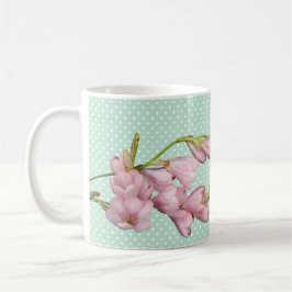 Moderne Kirschblüten Minz Grün Hallo schön! Tasse