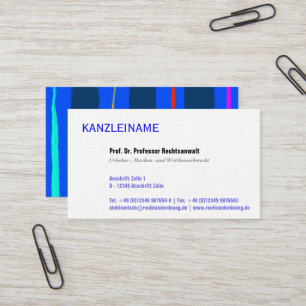 Moderne klare professionelle Verwendung  Visitenkarte