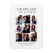 Moderne Klasse der Ankündigung von Foto Abschluss 