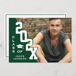 Moderne Klasse der Grad FOTO Graduation Party 2023 Einladung