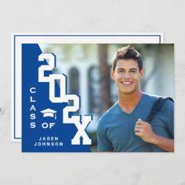 Moderne Klasse der Grad FOTO Graduation Party 2023 Einladung