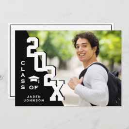 Moderne Klasse der Grad FOTO Graduation Party 2023 Einladung