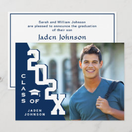 Moderne Klasse der Grad FOTO Graduation Party 2023 Einladung