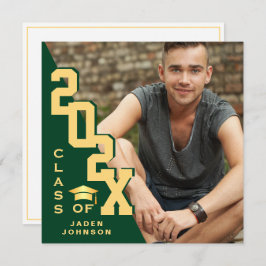 Moderne Klasse der Grad FOTO Graduation Party 2025 Einladung