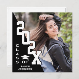 Moderne Klasse der Grad FOTO Graduation Party 2025 Einladung