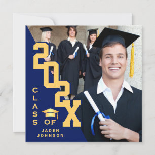 Moderne Klasse der Grad FOTO Graduation Party 2025 Einladung