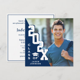 Moderne Klasse der Grad FOTO Graduation Party 2025 Einladung