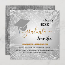 Moderne Klasse von 20XX, Foto, Topper-Abschluss