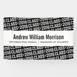 Moderne Klasse von Abschluss-Gewohnheits-Farbe Banner