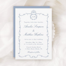 Moderne klassische französische Rahmen-Hochzeit St