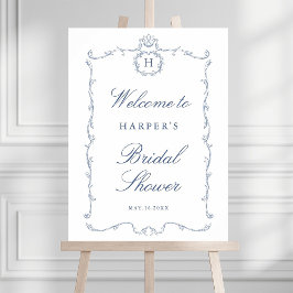 Moderne klassische französische Rahmen-Hochzeit st Poster