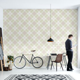 Moderne klassische Gingham-Style-Picknick-Karomust Tapete