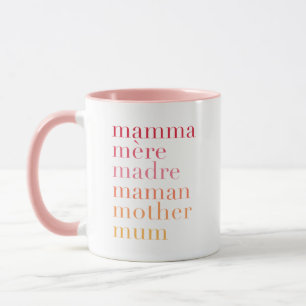 Moderne klassische Mama Tasse