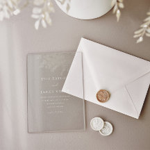 Moderne klassische Minimal-Hochzeit