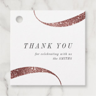 Moderne klassische minimalistische Rose Gold Viele Geschenkanhänger