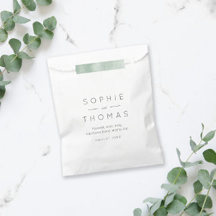 Moderne klassische Paare - Danke für Ihre Hochzeit Geschenktütchen