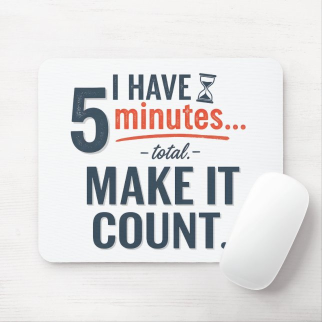 Moderne Klassische Produktivitätsinspiration Beruf Mousepad (Mit Mouse)