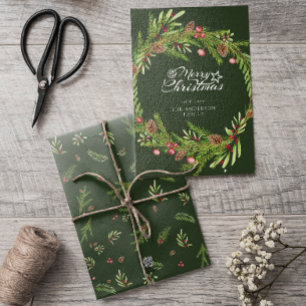 Moderne Kleinschreibung Weihnachts Feiertagskarte