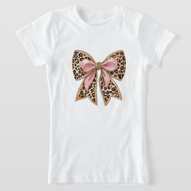 Moderne kokette Bow-T-Shirt T-Shirt (Ablage )