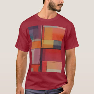 Moderne Komposition abstrakte Kunstwerke T-Shirt
