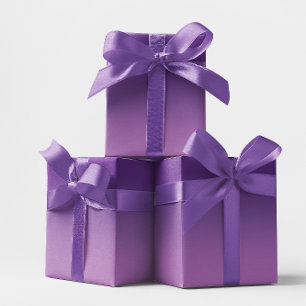 Moderne königliche Purpur- und Lavendel-Ombre Geschenkpapier