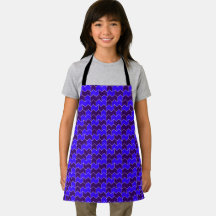 Moderne königsblaue und violette geometrische Zick