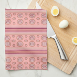 Moderne Korallen gemustert Geschirrtuch