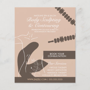 Moderne Körperformung Körperbildende Massage B Flyer